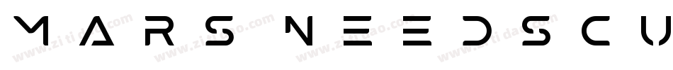 Mars NeedsCunnilingu字体转换